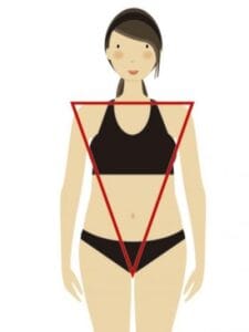 Lencería para cuerpo triángulo invertido en Quito Ecuador